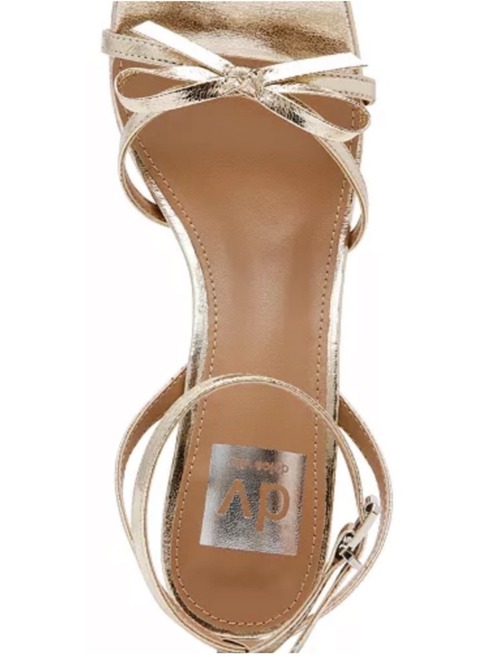 DV Dolce Vita Gold Strappy Sandals - Picture 2 of 5